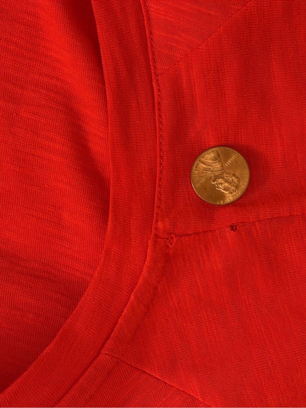 ME+EM Cotton Slub Jersey Midi Swing Dress Tulip Red 8 - Picture 16 of 16